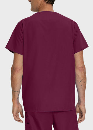 Landau Men's Five Pocket Solid Scrub Top