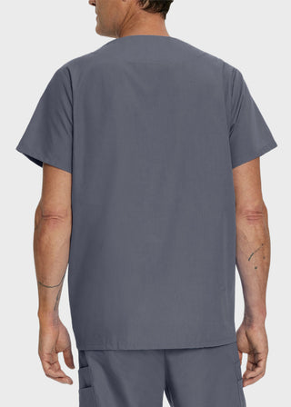 Landau Men's Five Pocket Solid Scrub Top