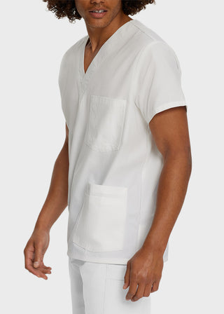 Landau Men's Five Pocket Solid Scrub Top