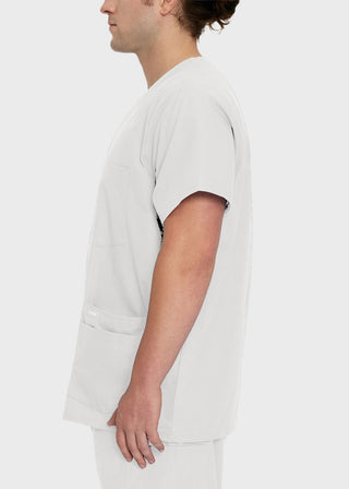 Landau Men's Five Pocket Solid Scrub Top