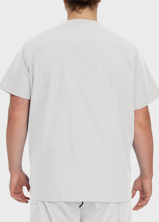 Landau Men's Five Pocket Solid Scrub Top