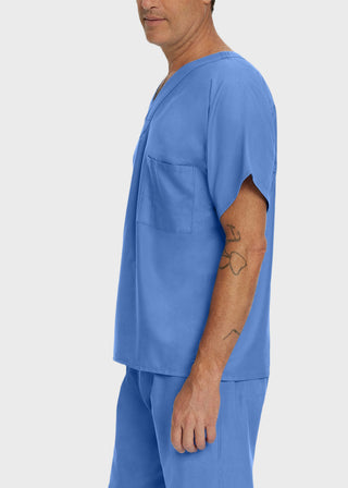 Free Embroidery Unisex V-Neck Reversible Scrub Top