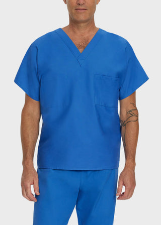 Landau Unisex Two Pocket V-Neck Reversible Tall Nurses Scrub Top