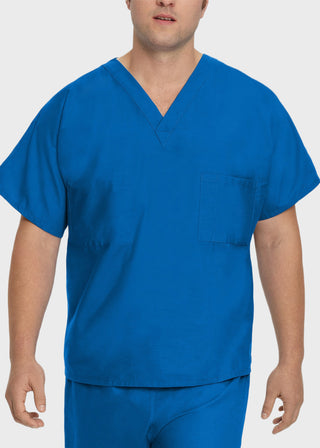 Landau Unisex Two Pocket V-Neck Reversible Tall Nurses Scrub Top