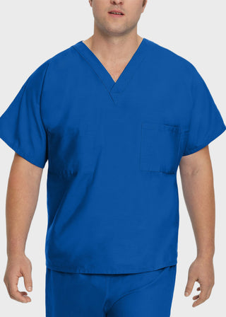 Free Embroidery Unisex V-Neck Reversible Scrub Top