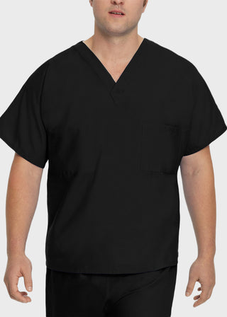Free Embroidery Unisex V-Neck Reversible Scrub Top