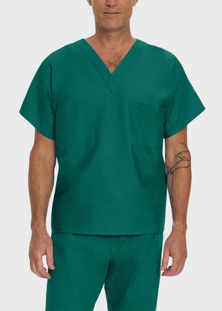 Landau Unisex Two Pocket V-Neck Reversible Tall Nurses Scrub Top