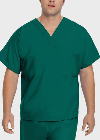 Free Embroidery Unisex V-Neck Reversible Scrub Top