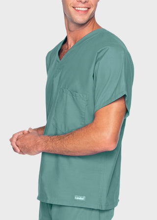 Free Embroidery Unisex V-Neck Reversible Scrub Top