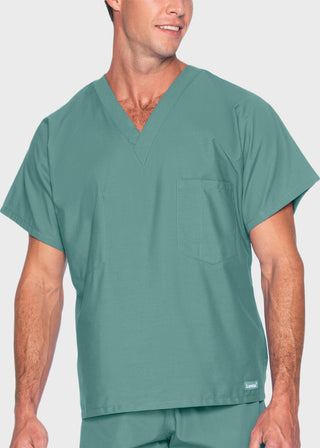 Free Embroidery Unisex V-Neck Reversible Scrub Top