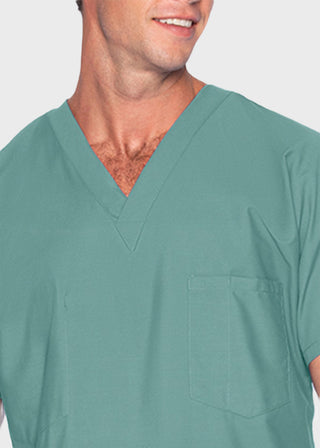 Free Embroidery Unisex V-Neck Reversible Scrub Top