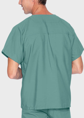 Free Embroidery Unisex V-Neck Reversible Scrub Top