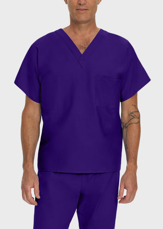 Landau Unisex Two Pocket V-Neck Reversible Tall Nurses Scrub Top