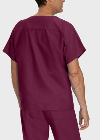 Free Embroidery Unisex V-Neck Reversible Scrub Top