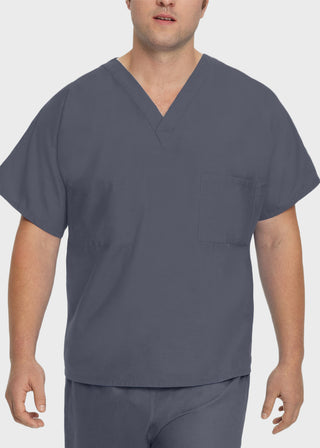 Landau Unisex Two Pocket V-Neck Reversible Tall Nurses Scrub Top