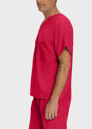 Free Embroidery Unisex V-Neck Reversible Scrub Top