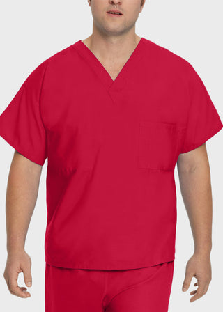 Free Embroidery Unisex V-Neck Reversible Scrub Top