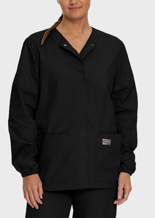 Landau Scrubzone Women Two Pockets Warm Up Nursing Scrub Jacket