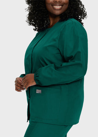 Landau Scrubzone Women Two Pockets Warm Up Nursing Scrub Jacket