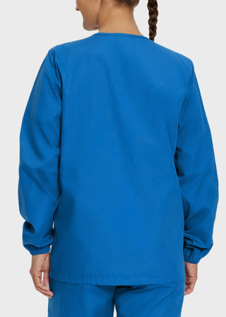 Landau Scrubzone Women Two Pockets Warm Up Nursing Scrub Jacket