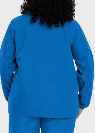 Landau Scrubzone Women Two Pockets Warm Up Nursing Scrub Jacket