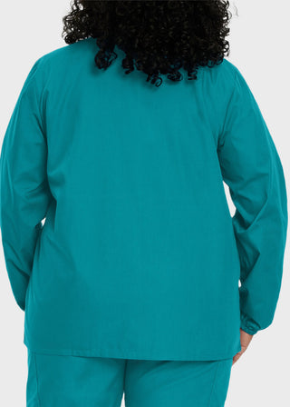 Landau Scrubzone Women Two Pockets Warm Up Nursing Scrub Jacket