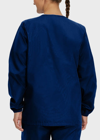 Landau Scrubzone Women Two Pockets Warm Up Nursing Scrub Jacket