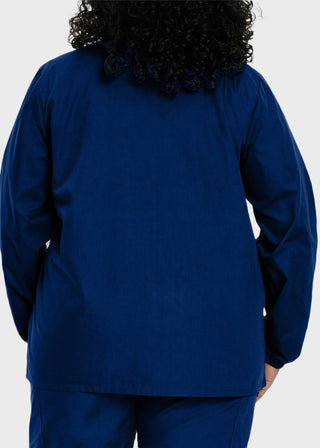 Landau Scrubzone Women Two Pockets Warm Up Nursing Scrub Jacket