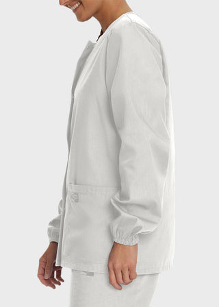 Landau Scrubzone Women Two Pockets Warm Up Nursing Scrub Jacket