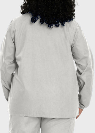 Landau Scrubzone Women Two Pockets Warm Up Nursing Scrub Jacket