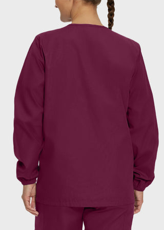 Landau Scrubzone Women Two Pockets Warm Up Nursing Scrub Jacket