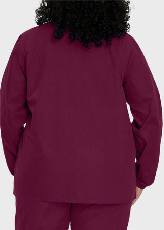 Landau Scrubzone Women Two Pockets Warm Up Nursing Scrub Jacket