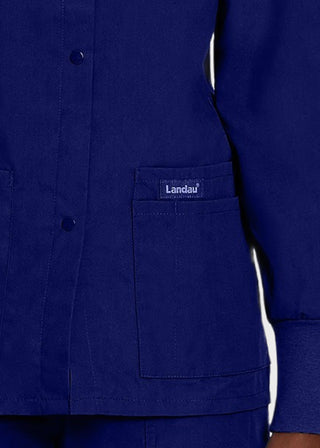Landau Essentials Women's Warm-Up Scrub Jacket