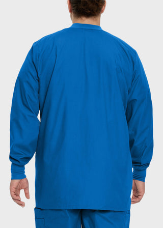 Landau Mens Multipocket Rib Knit Medical Scrub Jacket