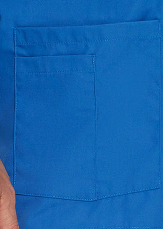 Landau Mens Multipocket Rib Knit Medical Scrub Jacket