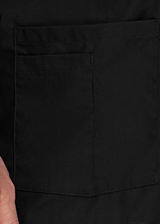 Landau Mens Multipocket Rib Knit Medical Scrub Jacket