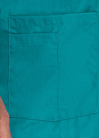 Landau Mens Multipocket Rib Knit Medical Scrub Jacket