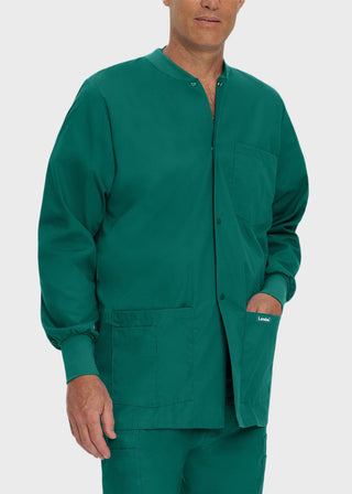 Landau Essentials Men's Warm-Up Scrub Jacket