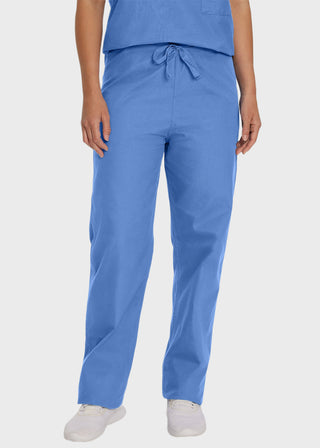 Landau Unisex Reversible Petite Drawstring Medical Scrub Pants
