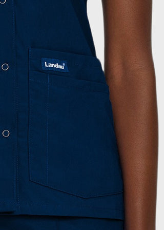 WOMENS SNAP FRONT V-NECK TUNIC