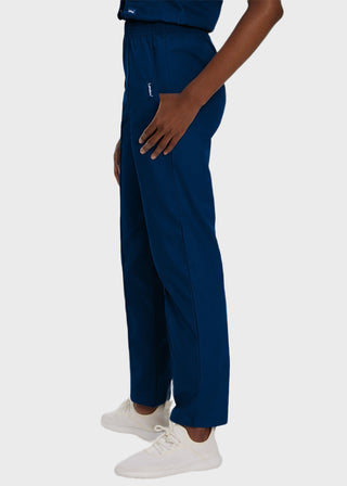 Landau Women Classic Fit Petite Elastic Waist Medical Scrub Pants
