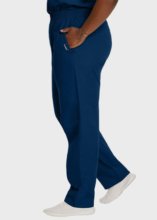 Landau Women Classic Fit Petite Elastic Waist Medical Scrub Pants