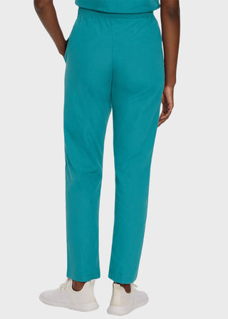 Landau Women Classic Fit Petite Elastic Waist Medical Scrub Pants