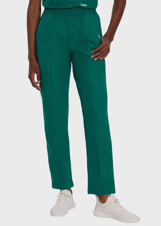 Landau Women Classic Fit Petite Elastic Waist Medical Scrub Pants