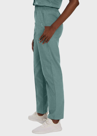 Landau Women Classic Fit Petite Elastic Waist Medical Scrub Pants