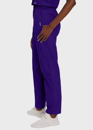 Landau Women Classic Fit Petite Elastic Waist Medical Scrub Pants