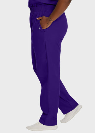 Landau Women Classic Fit Petite Elastic Waist Medical Scrub Pants