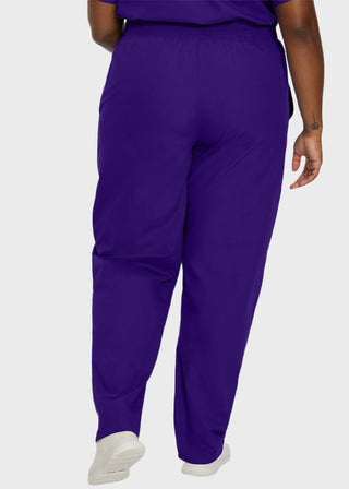 Landau Women Classic Fit Petite Elastic Waist Medical Scrub Pants