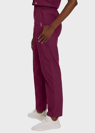 Landau Women Classic Fit Petite Elastic Waist Medical Scrub Pants