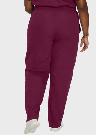 Landau Women Classic Fit Petite Elastic Waist Medical Scrub Pants
